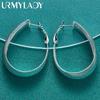 925 Sterling Silver Reticulate Earrings Charm Fine Jewelry