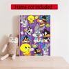 Looney Tunes 5D Diy Diamond Painting Round Diamond Mosaic Suitable For Beginners Diamond Painting Rhinestones Gift Frameless