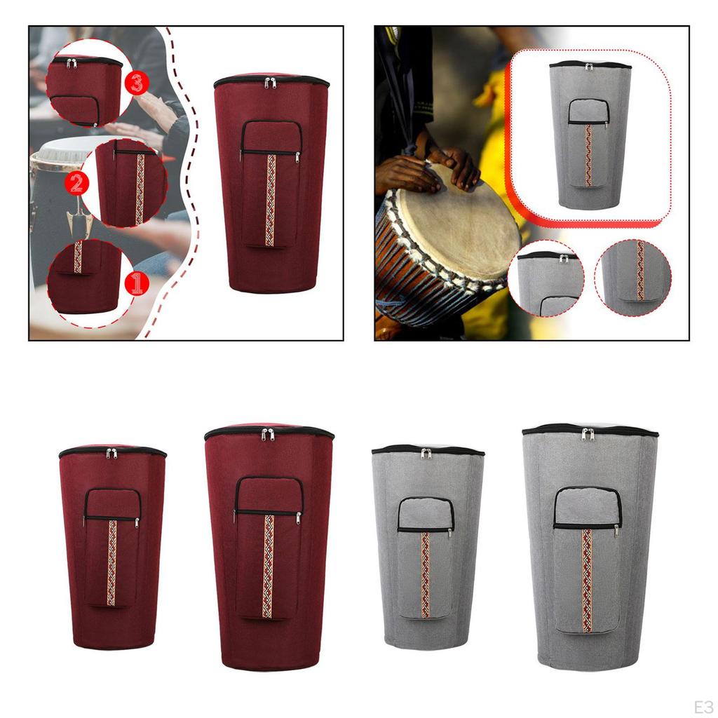 Bag African Drum Anti Collision Dustproof Protection Musical Instrument Accessory