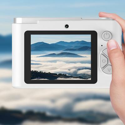 1 Set 44MP HD Mini 2.4 İnç Fotoğraf Makinesi 4K Dijital Kameralar 8X Hızlı Yakınlaştırma Video Oyun Fonksiyonları ve Termal Kamera Desteği