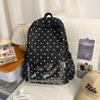 Schoolbag Japanese small fresh transparent star backpack large capacity versatile junior high school student schoolbag transparent pain bag
