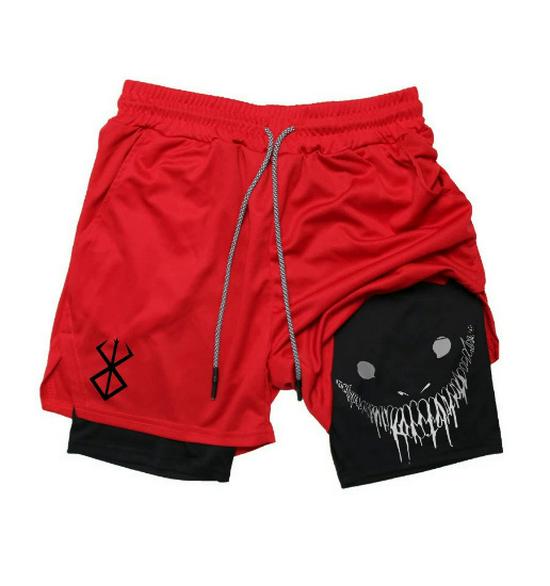 UrbanEdge Heren Hoogelastische Sneldrogende Zomer Sportshorts voor Hardlopen, Basketbal en Buitentraining. M
