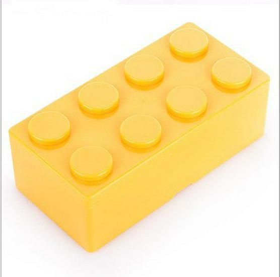Stackable Block-Shaped Desktop Storage Organizer Box
