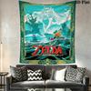 Link'S Epic Journey Zelda Adventure Tapestry Fashion Print Background Cloth Soft Wall Covering Decoration Atmospheric Background Cloth