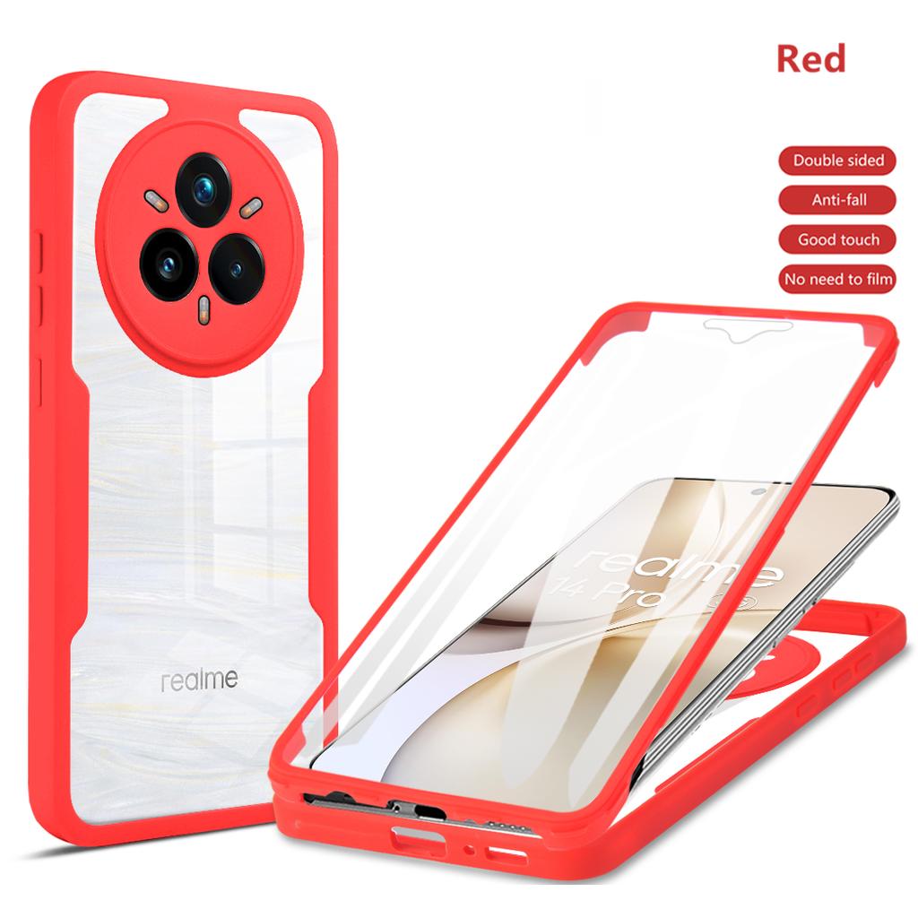 Full Body Protection Shockproof Case for Realme 14 Pro 5G Pro+ Plus Protective Cover Clear Fundas Coque Capa