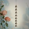 Balconies Metal Wind Chimes Hanging Decors With Bells and Chain, Soft Bells Accent for Patios, Porch, Window or Entryway