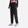 Li Ning Fleece Lined Warm Mid Waist Tapered Sports Pants Women Bottoms Black AYKV038-2