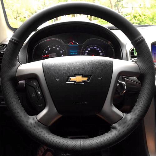 wdpf5 For Chevrolet CRUZE sail 3 MALIBU XL Cavalier Equinox DIY Custom leather carbon fiber car steering wheel cover auto parts