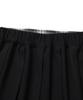 Cotton Bell Check Overlap Skirt - Black Check