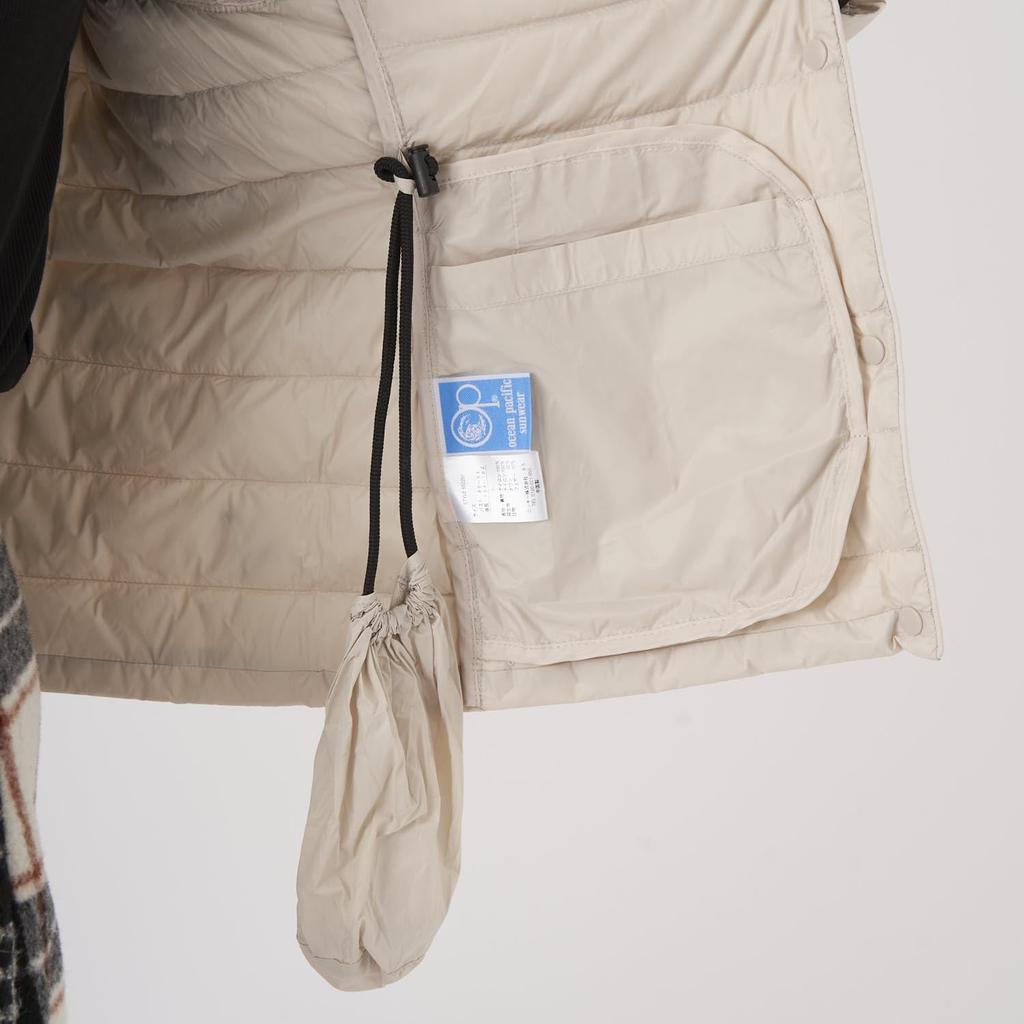 OP TJ Inner Down Jacket 552291 BEG 4L Women's
