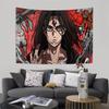 Popular Anime Jjujutsu Kkaisen Printed Large Wall Tapestry Indian Buddha Decoration Witchcraft Bohemian Hippie Wall Art Decor