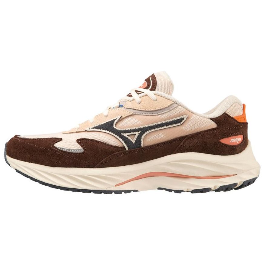 Mizuno Wave Rider Beta Chicory Coffee Unisex Sneakers Brown Mother-Of-Pearl India-Ink D1GA33-0905