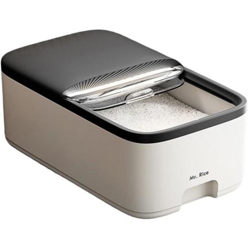 Ladfrol Rice Container, Drawer-Style Rice Container, Airtight Food Container, Rice Storage Box, Rice Storage Container, Multi-Grain Storage Box, Suita