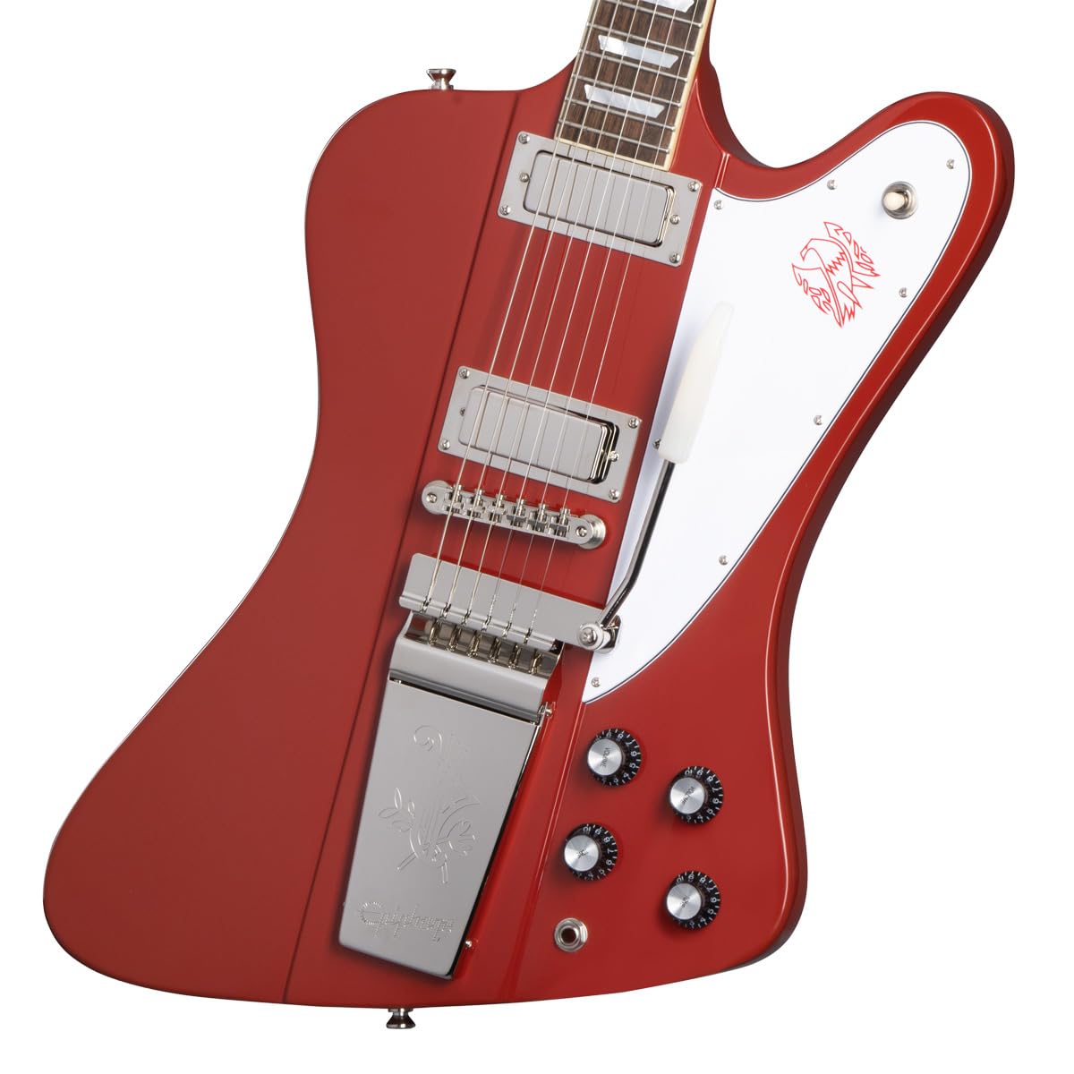 

by Gibson Custom 1963 Firebird V Maestro Vibrola Ember Red Firebird Outlet Special Epiphone/Inspired [2ND Price]