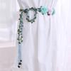 Colorful Flower Women Waist Belt Vintage Wide Bohemian Belts Adjustable Hole Women Handmade Summer Seaside Waist Belt