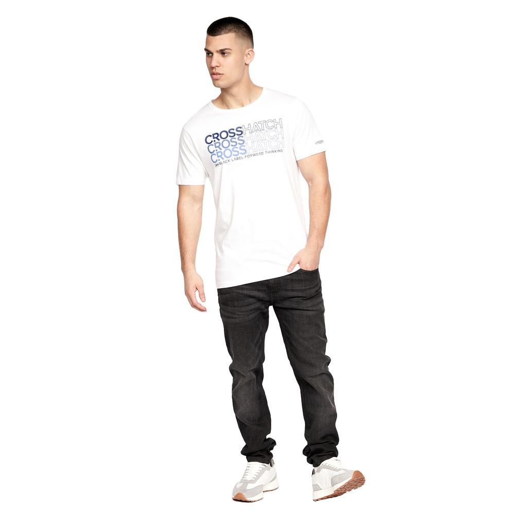 Crosshatch Mens Arnio T-Shirt (Pack of 2)