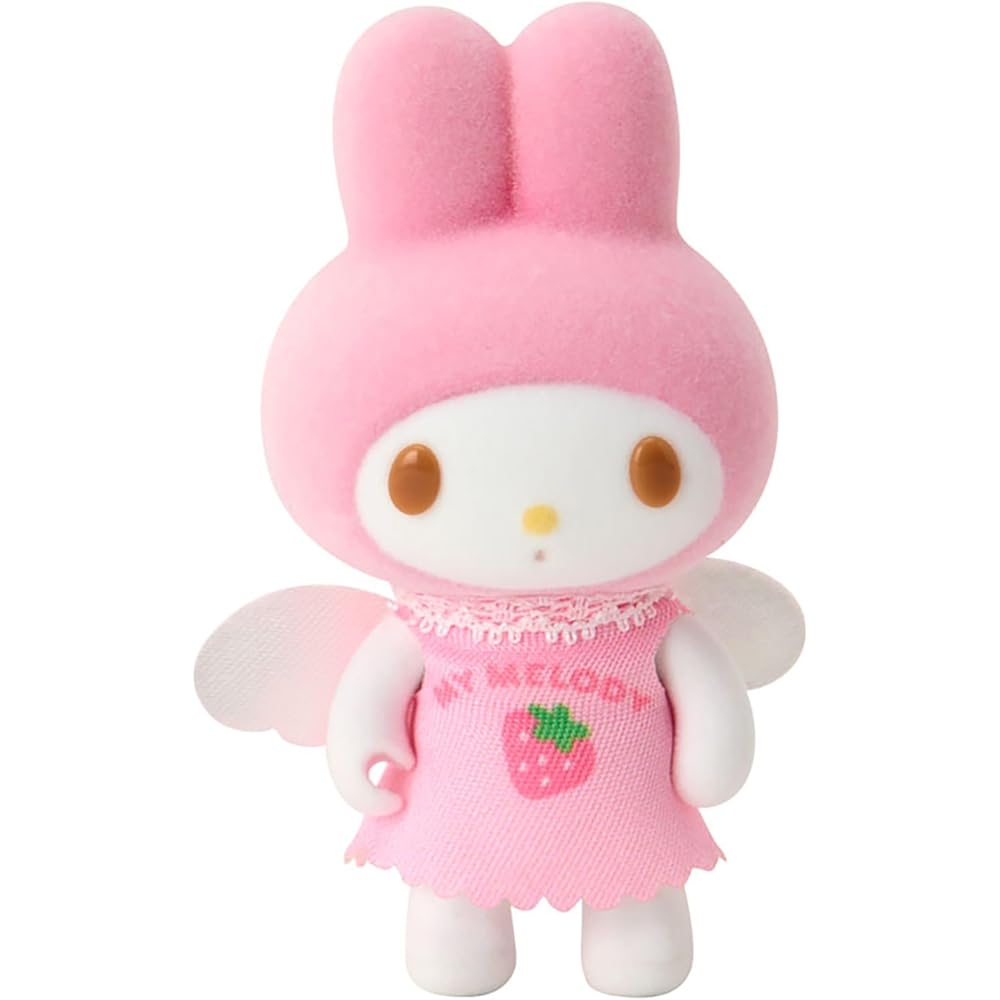 Sanrio My Melody Mini Fluffy Doll Angel Soft Toy 396648