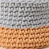 1Pc Handmade Cotton Rope Storage Basket - for Sundries, Keys, Desktop & Coffee Table Organizer