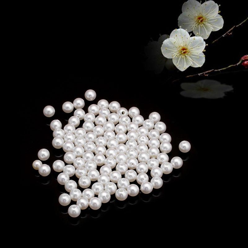 Imitation Pearl DIY Spacer Bead Jewelry Making Acrylic Loose Beads New High-quality
