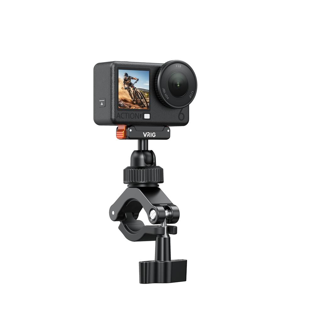 VRIG Camera Bike Mount for Osmo Action Handlebar Magnetic Quick Release Rotating Head Clamp DJI Direct from Japan