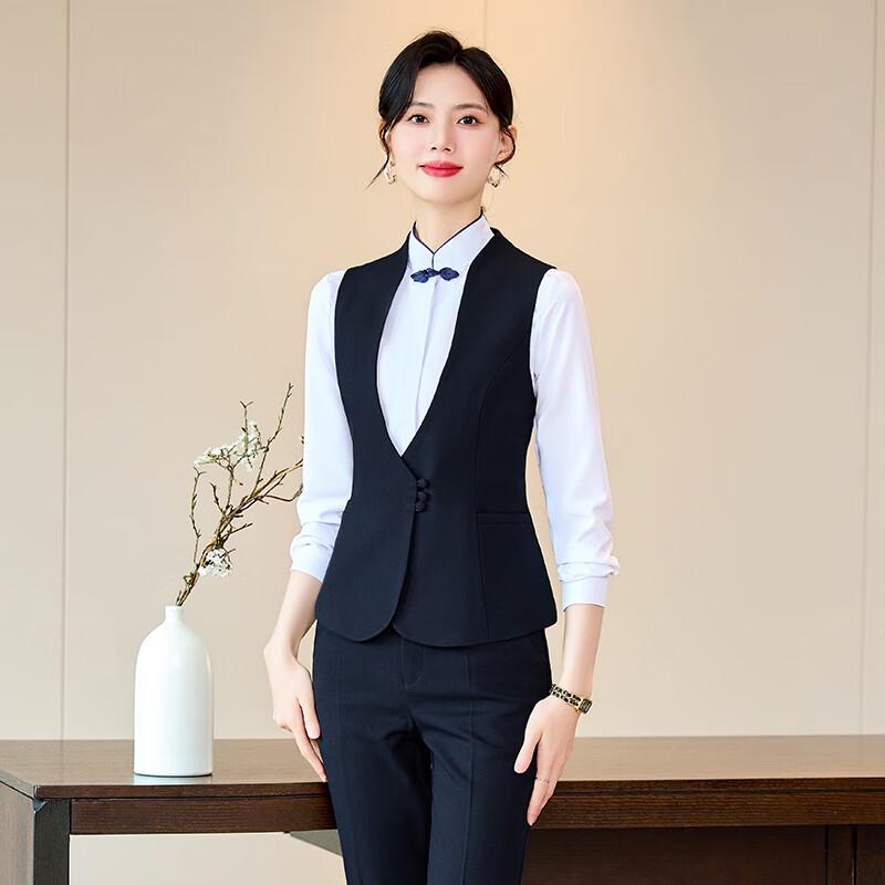 Женский профессиональный костюм в китайском стиле 3XL