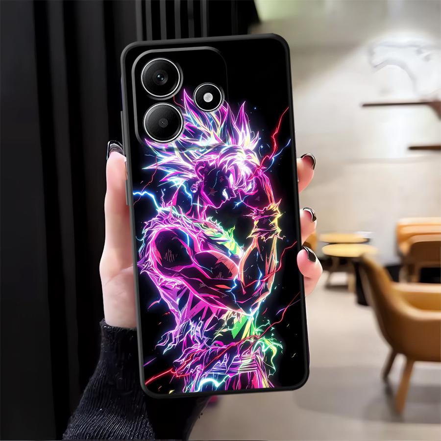 Phone Cover Case for Xiaomi Redmi Note 14 13 Pro Plus A1 A3 12C 13C 9 8 7 A4 A5 14C 12 11 10 K80 K40 A1 A2 Dragon Ball Goku Art