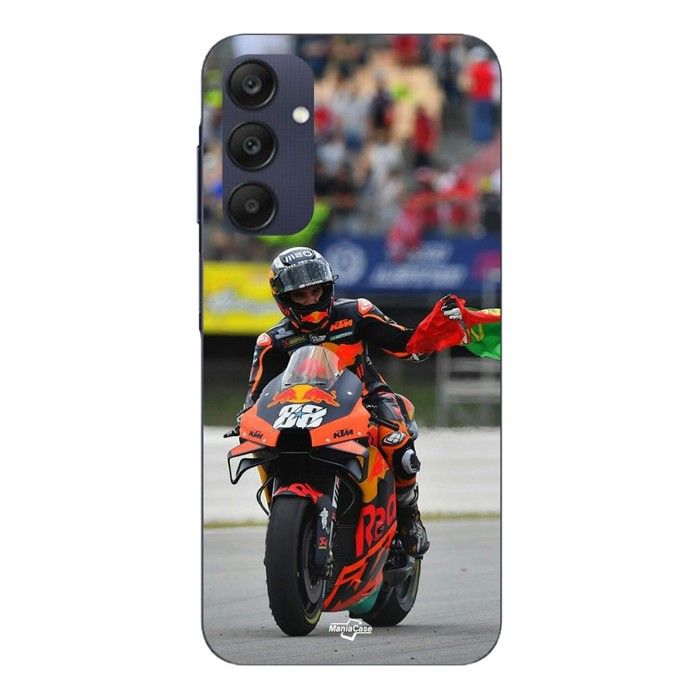 Coque Pour Samsung galaxy A25 Miguel Oliveira moto gp rapeau Portugal Maniacase