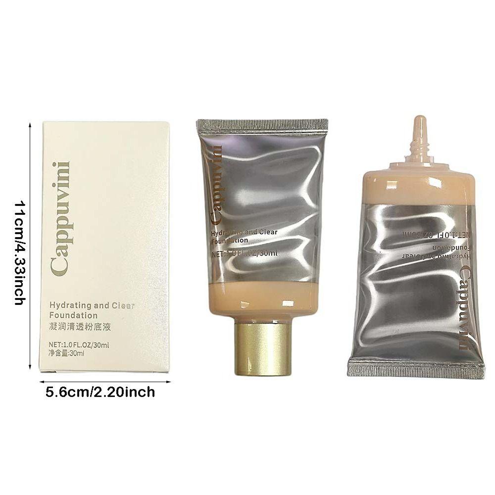 Moisturizing Moisturizing Liquid Foundation Smooth Fine Concealment Foundation Nourishes Skin Waterproof Clearing Foundation
