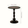 1pc Sofa Side Table Small Creamy Wind Living Room Creative Coffee Table Modern Simple Iron Balcony Small Round Table