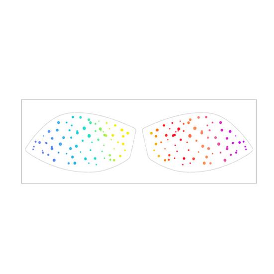 Metallic Eye Tattoo Stickers, Waterproof Temporary Freckle Decals, Sparkling Foil Eye Makeup for Festival Party, Glitter Face Art