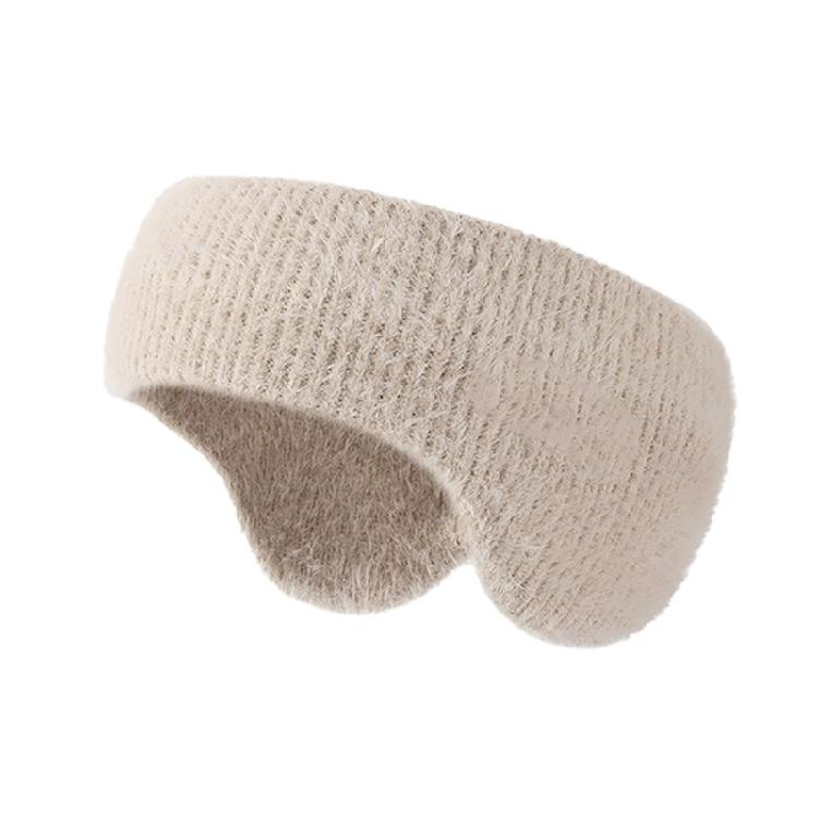 Fashionable Headband Plush Ear Muffs for Halloween Party Keep Warm Outdoor