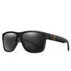 Classic Men Square Polarized Fishing Sunglasses Outside Driving Cycling Jog Goggles Vintage Large Frame UV400 Strong