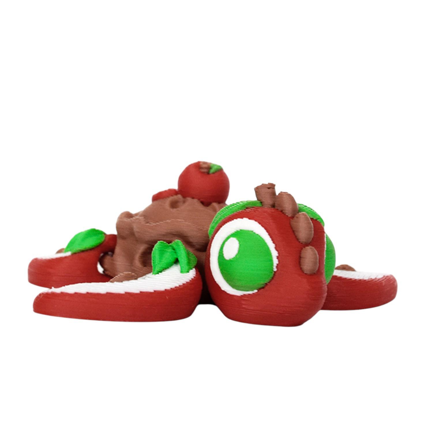 

3D Printed Turtle Craft Ornament - Creative Animal Figure Toy Red