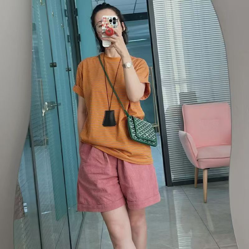 3-Layer Mini Crossbody Bag for Women, Lightweight PU Envelope Purse with Classic Print, Adjustable Shoulder Strap, Internal Document Pocket