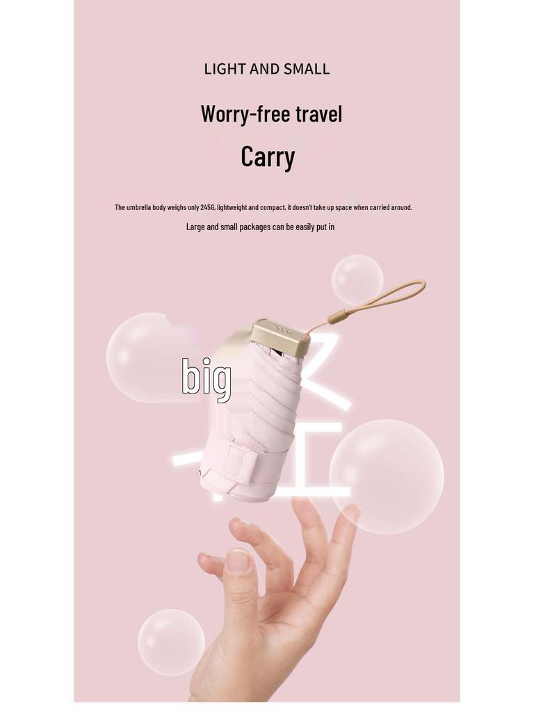 Women's Dual-Use Folding Umbrella: 50% Off - Sun & Rain Protection, Lightweight, Portable