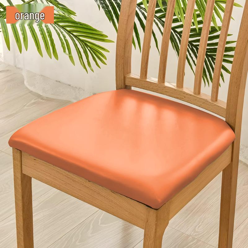 Waterproof PU Leather Chair Cushion Cover - Universal Protective Stool Seat Wrap