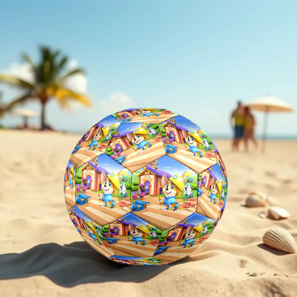 Pupstruction Theme Size 5 Soccer Ball, Suitable for Both Indoor and Outdoor Matches, a Gift Suitable for Everyone.