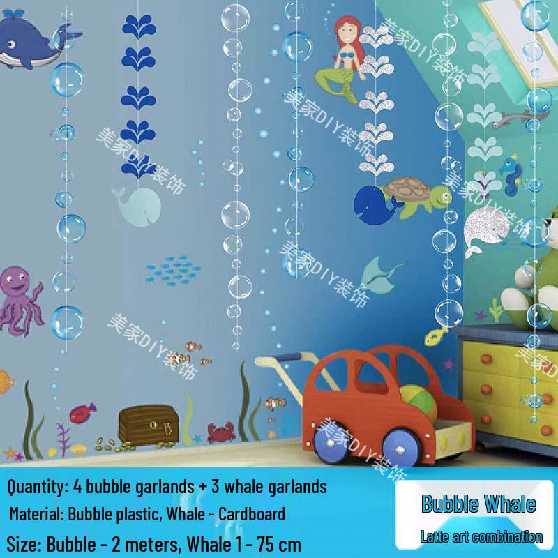 Ocean-Themed Jellyfish Hanging Decorations for Kindergarten Summer & Back-to-School