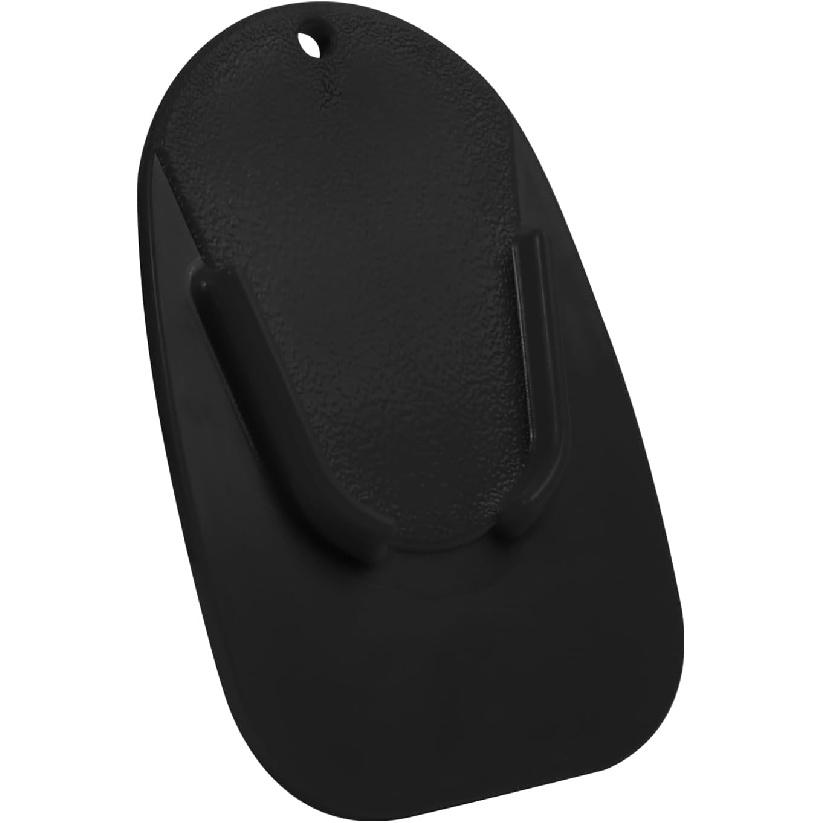 Motorcycle Support Pad Moto Motorcycle Foot Kickstand Support Plate for Preventing Motor Bike Tipping Over (2 PCS Black) 1 Pcs Black