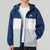 New Balance Jackets Men's Blue Hooded Moderate Other 5AD38011-NV