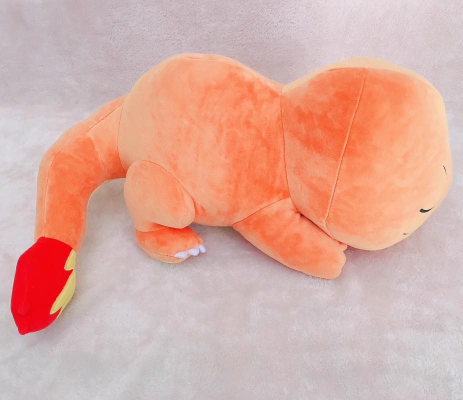 Cute Sleepy Charmander And Pikachu Plush Toy Soft Stuffed Doll Home Decor Christmas Gift For Kids