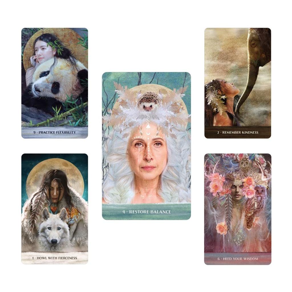 Kancharo Oracle Card Set of 44 Tarot Cards Woman Includes Japanese Oracle Card Basic Instructions Pouch [Wild Rising] & (Authentic)