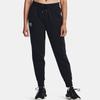 Under Armour Solid Color Drawstring Joggers With Fleece Lining Women Bottoms Black 1379443-001