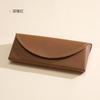 Colorful PU Leather Eyeglass Case For Prescription Reading Sunglasses Rigid Case Women Men Trendy Small Box Glasses Accessories