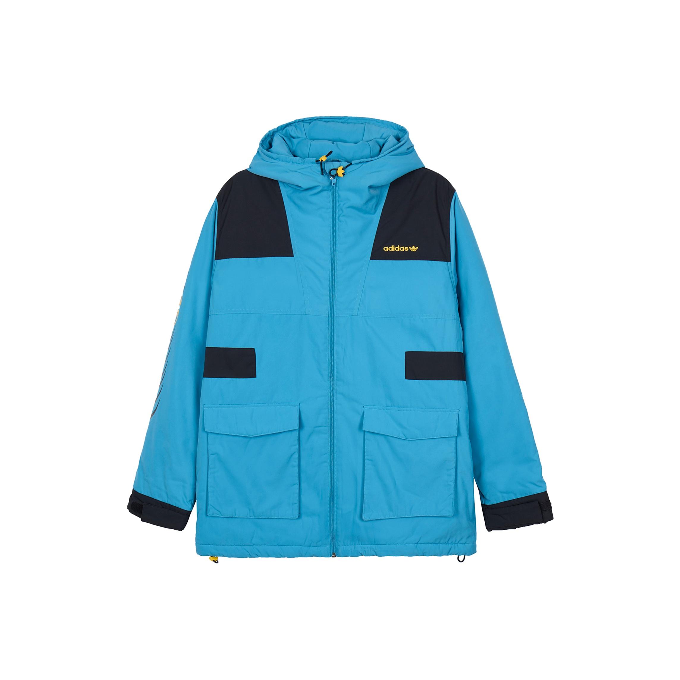 

Adidas Оригинальная цветная ретро спортивная хлопковая куртка мужская куртка синяя GJ6722 M