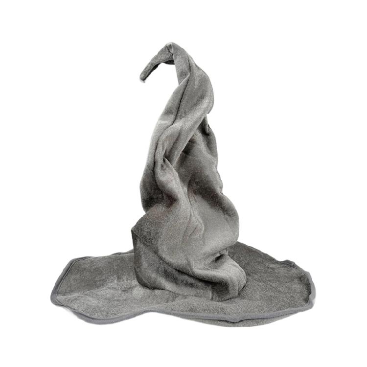 Divadelní zakřivený čarodějnický klobouk pro dospělé a teenagery Halloweenská párty Oblečení na maškarní ples Kouzelnický klobouk Pokrývka hlavy pro Cosplay událost