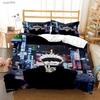 Carton Anime Jujutsu Kaisen 4 Season Bedding Set Print With Pillowcase Bed Duvet Cover Soft Single Double Queen Super King Size