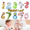 Plüschtier Kuschelgeschenk Für Baby Kinder Alphabet Lore Zahlenblöcke