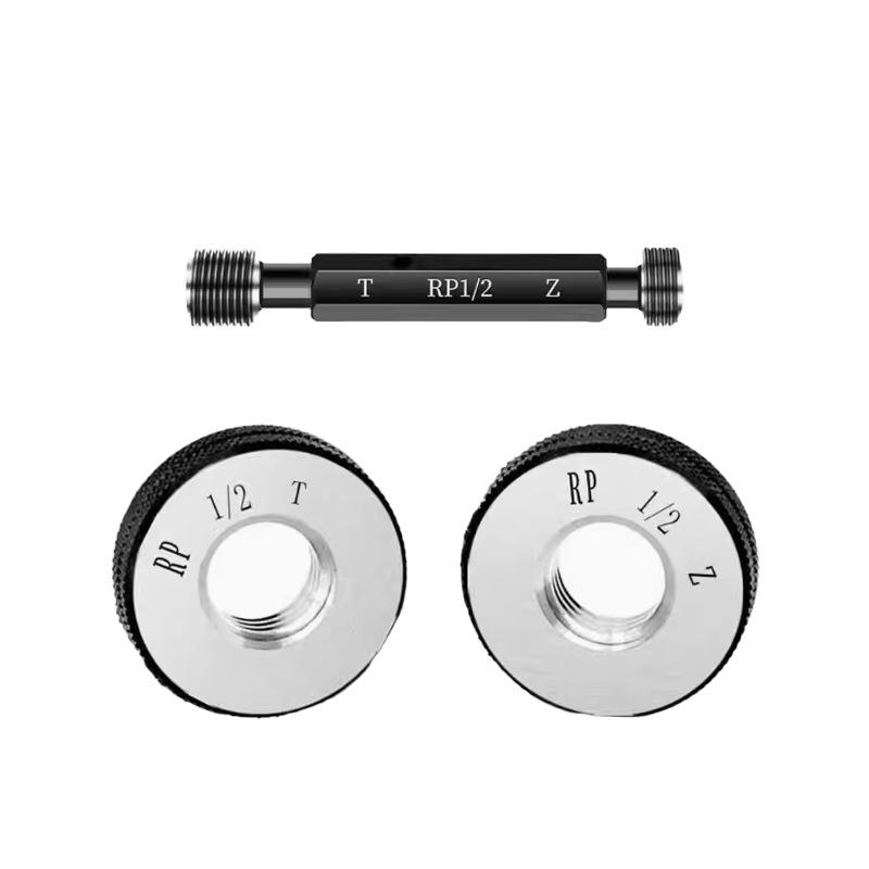 German Taper Pipe Thread Gauge Set: R1/8, 1/4, 3/8, 3/4 DIN2999 Ring & Plug