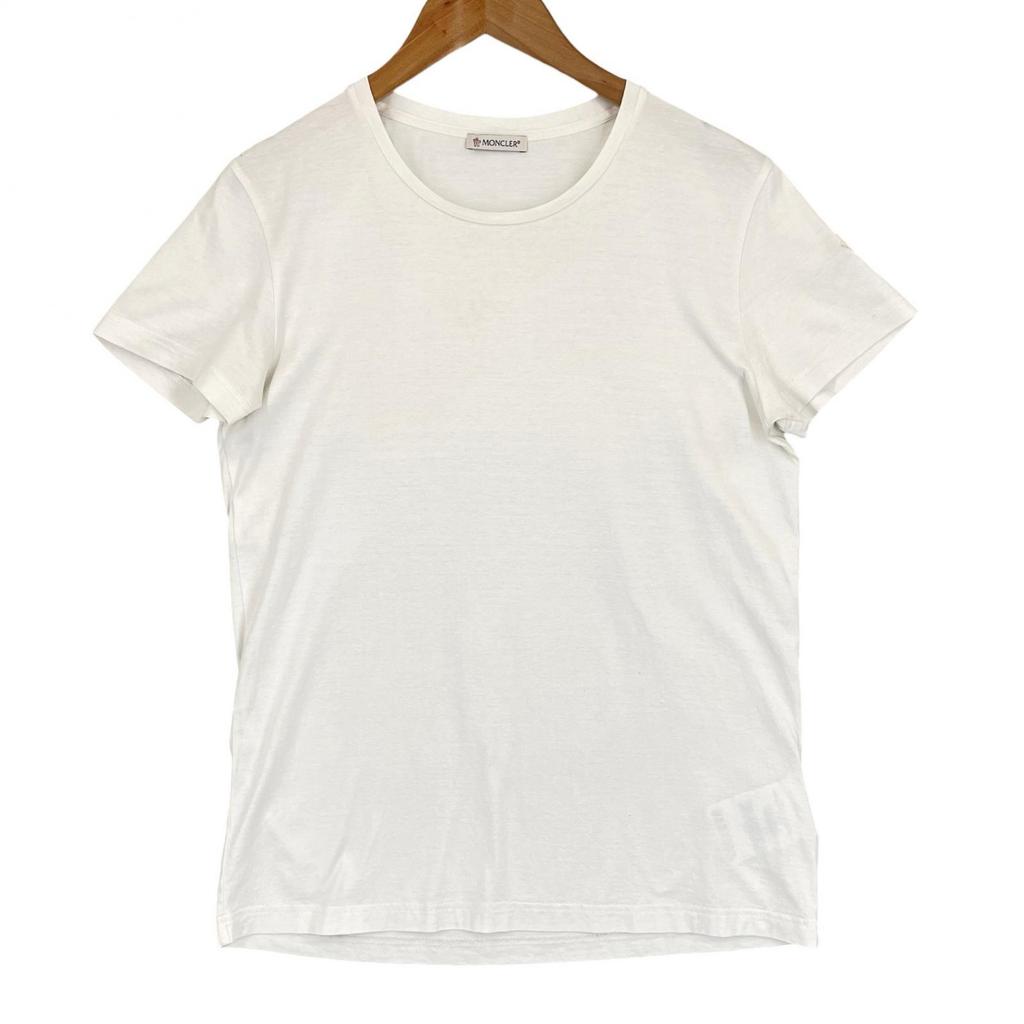 Moncler M WOMEN Short Sleeve T-shirt White Model